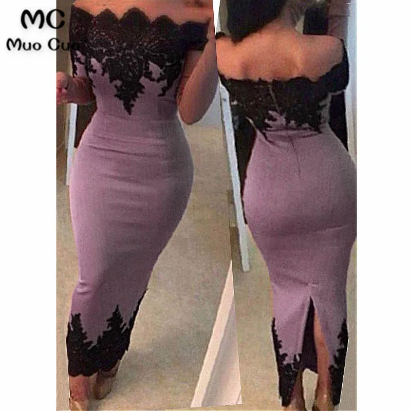 2018 Modest Off Shoulder Evening Dresses Long with Black Lace Appliques Long Sleeve Prom Dresses Prom Party Dress Evening Dress
2018 Modest Off Shoulder Evening Dresses Long with Black Lace Appliques Long Sleeve Prom Dresses Prom Party Dress Evening Dress