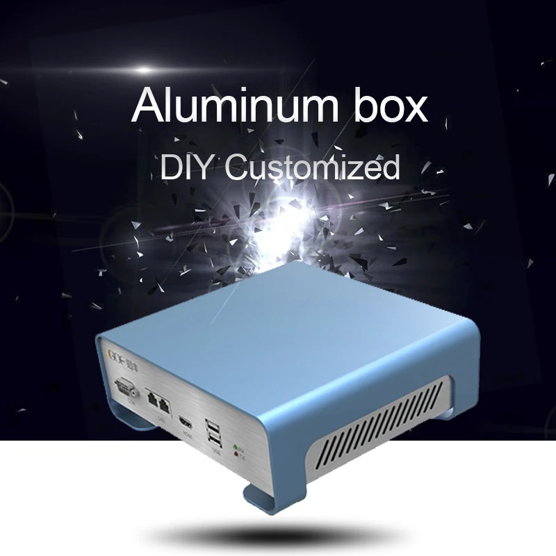 

PCB Enclosure Aluminum Connector Box Circuit Board Diy Extrued Aluminum Housing P01 133.4*55*109mm Blue Box Best Selling