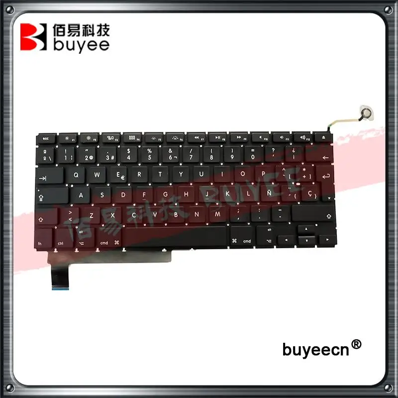 Новая A1286 испанская клавиатура 15 "для ноутбука Macbook Pro SP языковая 2009 2010 2011 2012