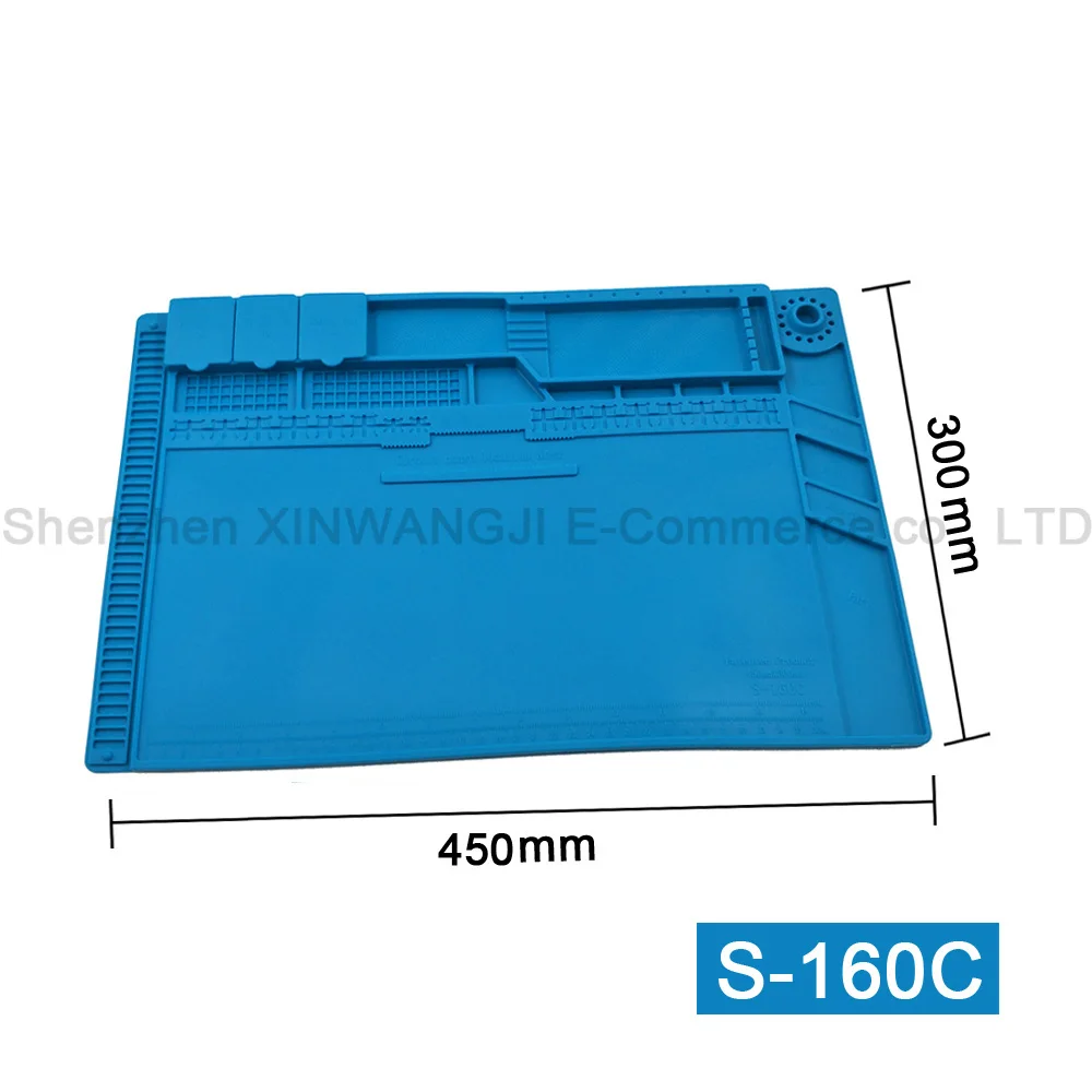 All Kinds Size Antistatic Heat Insulation Pad Thickening Silicone Working Mat Gun Soldering Station Maintenance Platform | Инструменты