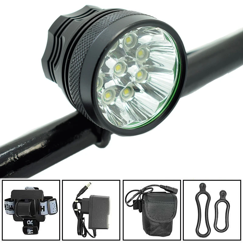 WasaFire 18000Lumen Bicycle Light 9* XML-T6 LED Head Front Outdoor Cycling Light Head lamp Torch Bike light + 9600mAh battery
WasaFire 18000Lumen Bicycle Light 9* XML-T6 LED Head Front Outdoor Cycling Light Head lamp Torch Bike light + 9600mAh battery
