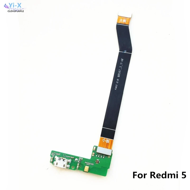 USB Charging Charger Dock Flex Cable & Motherboard MainBoard Main Board Connections Flex Cable For Xiaomi Redmi 5
USB Charging Charger Dock Flex Cable & Motherboard MainBoard Main Board Connections Flex Cable For Xiaomi Redmi 5
