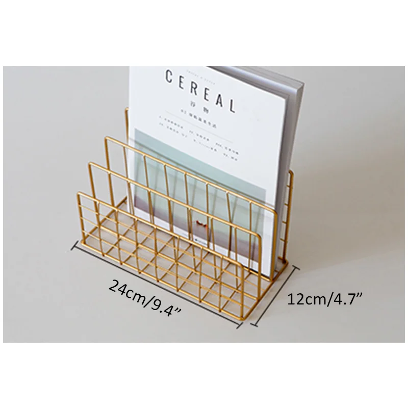 Modern Simplicity Iron Zakka Magazine Rack Living Room Tabletop Storage Box Phone Holder Office Desktop Magazine Storage Rack
Modern Simplicity Iron Zakka Magazine Rack Living Room Tabletop Storage Box Phone Holder Office Desktop Magazine Storage Rack