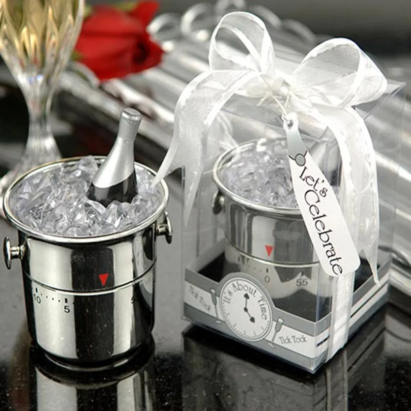 

Creative Promotional Gifts Practical Kitchen Timer Unique Design Ice Bucket / Kettle Timer Wedding Cooking Champagne Timer