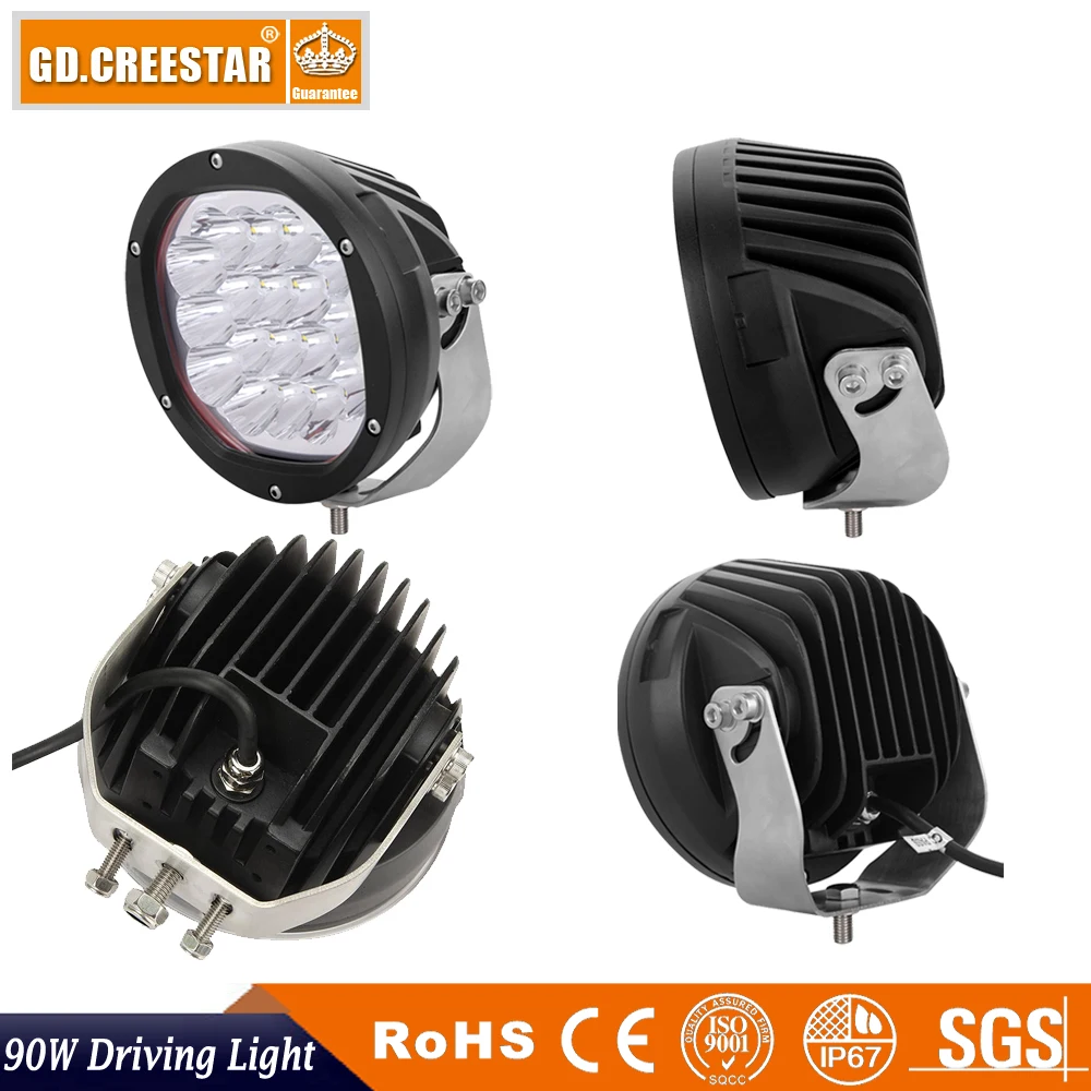 90W 7inch Round LED Driving Light 12V Spot Beam for Off Road Wrangler JK TJ Cherokee XJ GMC Raptor F-150 F-250 F-350 F-650 X8pcs
90W 7inch Round LED Driving Light 12V Spot Beam for Off Road Wrangler JK TJ Cherokee XJ GMC Raptor F-150 F-250 F-350 F-650 X8pcs