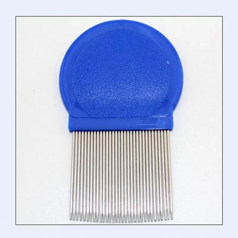 Good quality 8CM stainless steel lice comb detangle close tine comb hair brush for hair care cleaning hairdressing styling tool
Good quality 8CM stainless steel lice comb detangle close tine comb hair brush for hair care cleaning hairdressing styling tool