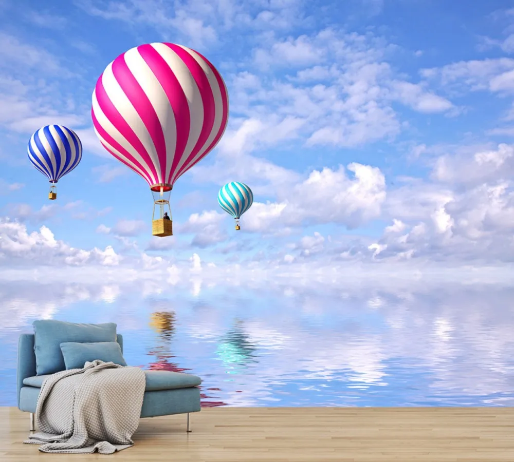 Free Shipping Custom 3D Nordic Hot Air Balloon Seascape Sofa Background Wall Blue Sky Hotel Living Room Bedroom Wallpaper
Free Shipping Custom 3D Nordic Hot Air Balloon Seascape Sofa Background Wall Blue Sky Hotel Living Room Bedroom Wallpaper
