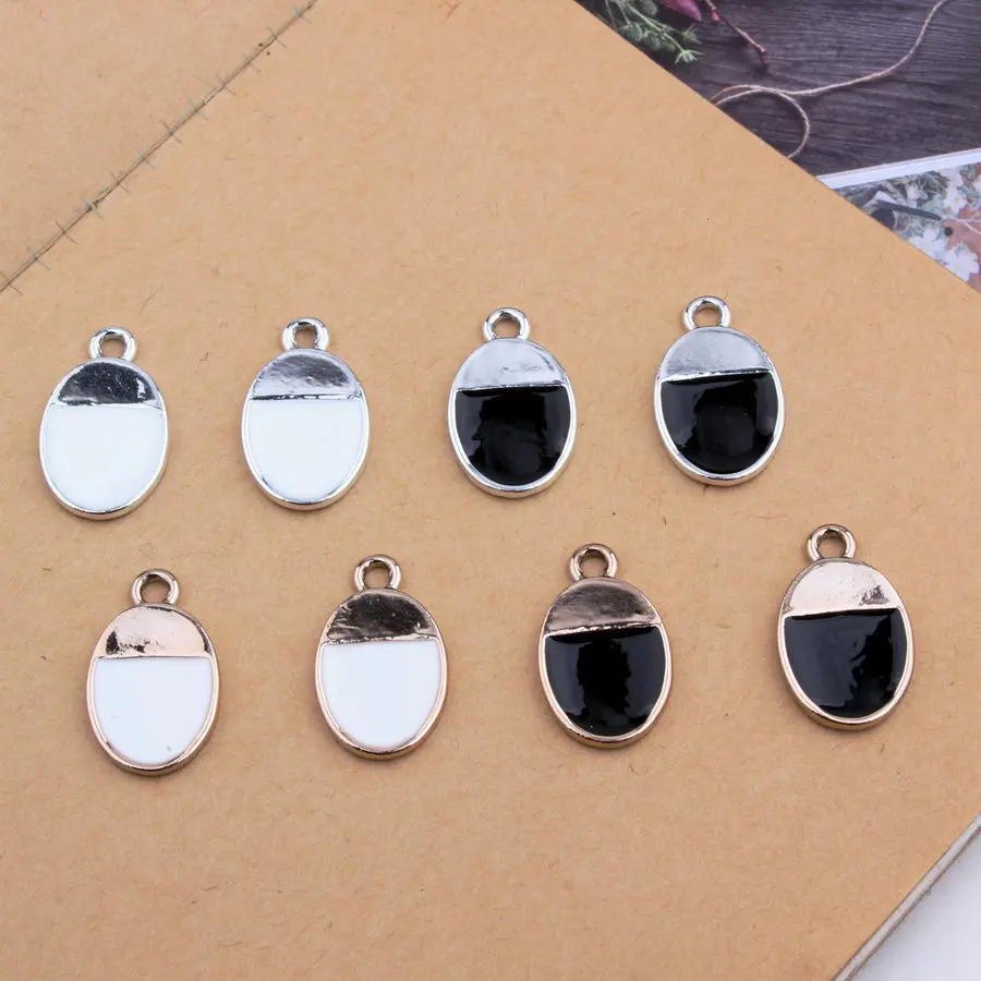 Antique Silver Gold Tone Charm Simple Oval Charms Handmade Jewelry Making Accessories Pendants For Necklace Bracelet
Antique Silver Gold Tone Charm Simple Oval Charms Handmade Jewelry Making Accessories Pendants For Necklace Bracelet