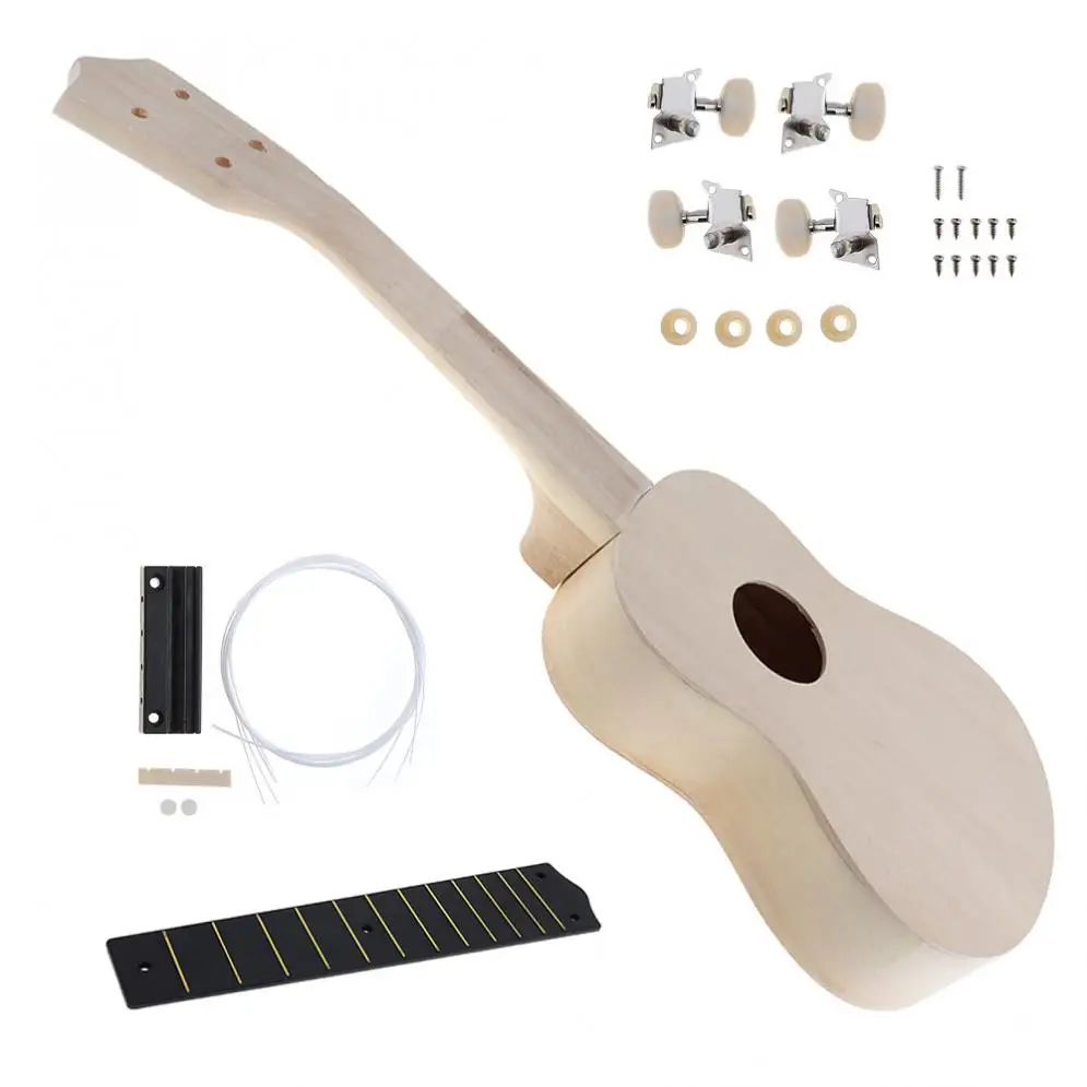 21 Inch Simple and fun Ukulele DIY Kit Hawaii Guitar Handwork Support Painting Children's Toy Assembly for Amateur
21 Inch Simple and fun Ukulele DIY Kit Hawaii Guitar Handwork Support Painting Children's Toy Assembly for Amateur