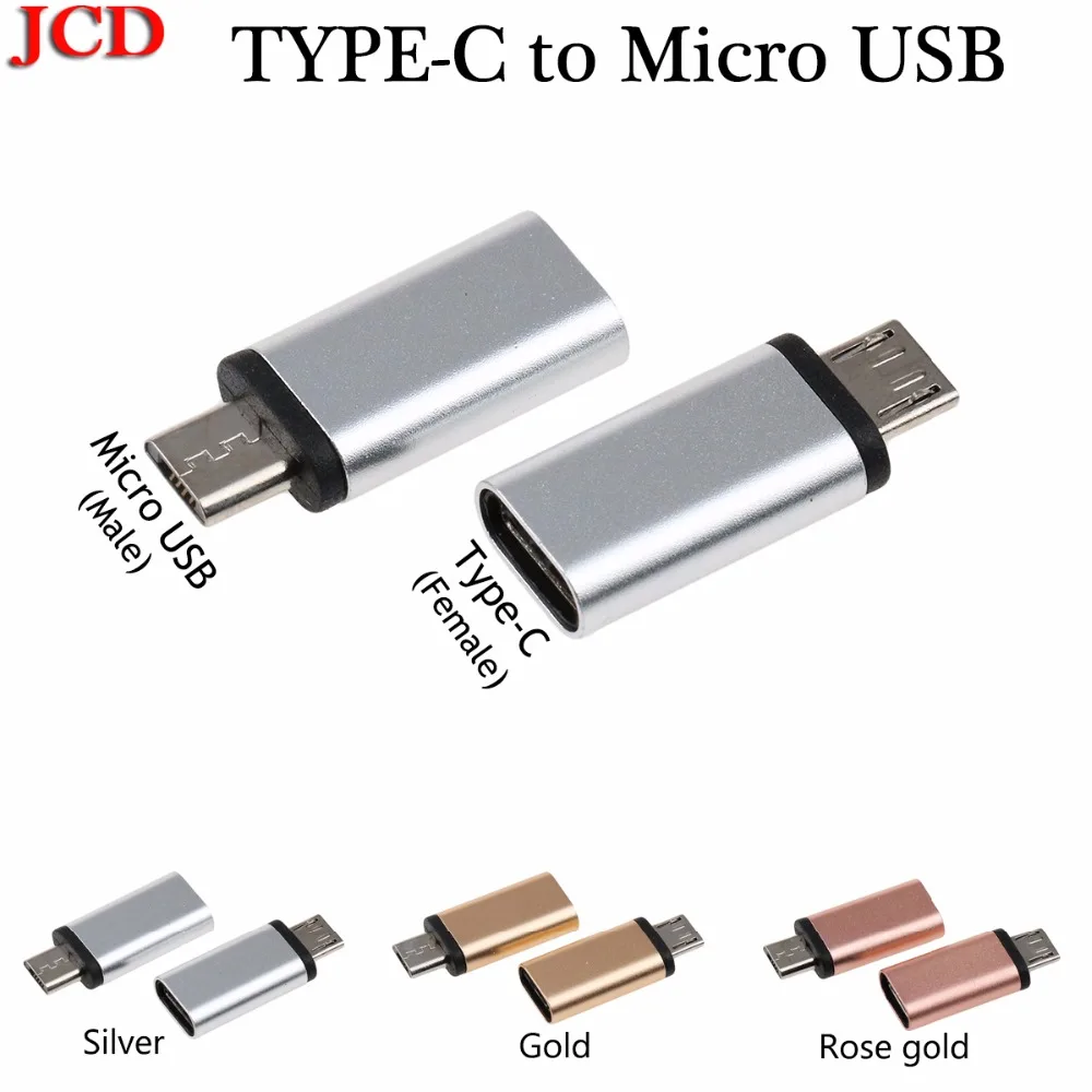 JCD Type-C Female Connector to Micro USB 2.0 Male USB 3.1 Converter Data Adapter High Speed for Android Cell Phone Accessories
JCD Type-C Female Connector to Micro USB 2.0 Male USB 3.1 Converter Data Adapter High Speed for Android Cell Phone Accessories