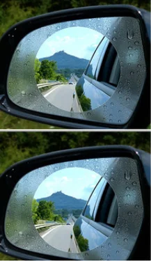 2 шт. автомобиль зеркалом заднего вида анти-туман окна прозрачная защита от дождя