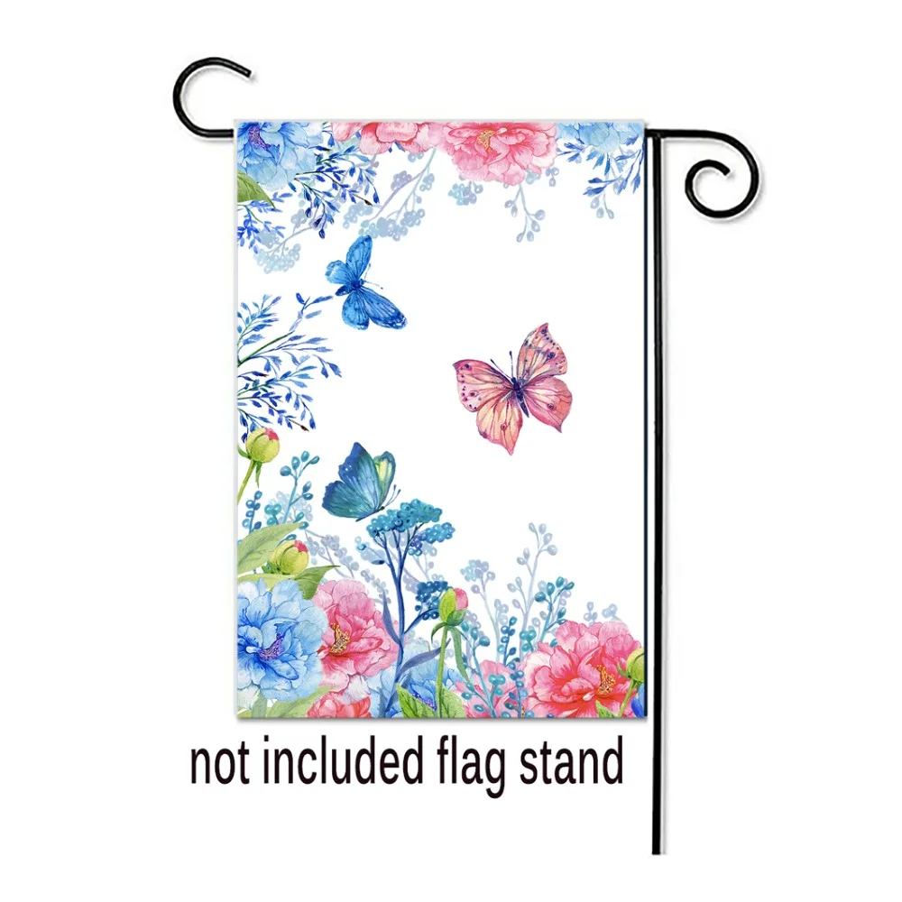 Flowers And Butterfly Design Decorative Flag Double Sided Pringing Banners Outdoor And Indoor Flags Yard Banner Wall Decoration
Flowers And Butterfly Design Decorative Flag Double Sided Pringing Banners Outdoor And Indoor Flags Yard Banner Wall Decoration