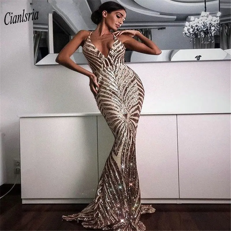 African Gold Long Mermaid Evening Dresses 2020 Sleeveless V-Neck Illusion Court train Formal Evening Party Dress Custom Made
African Gold Long Mermaid Evening Dresses 2020 Sleeveless V-Neck Illusion Court train Formal Evening Party Dress Custom Made