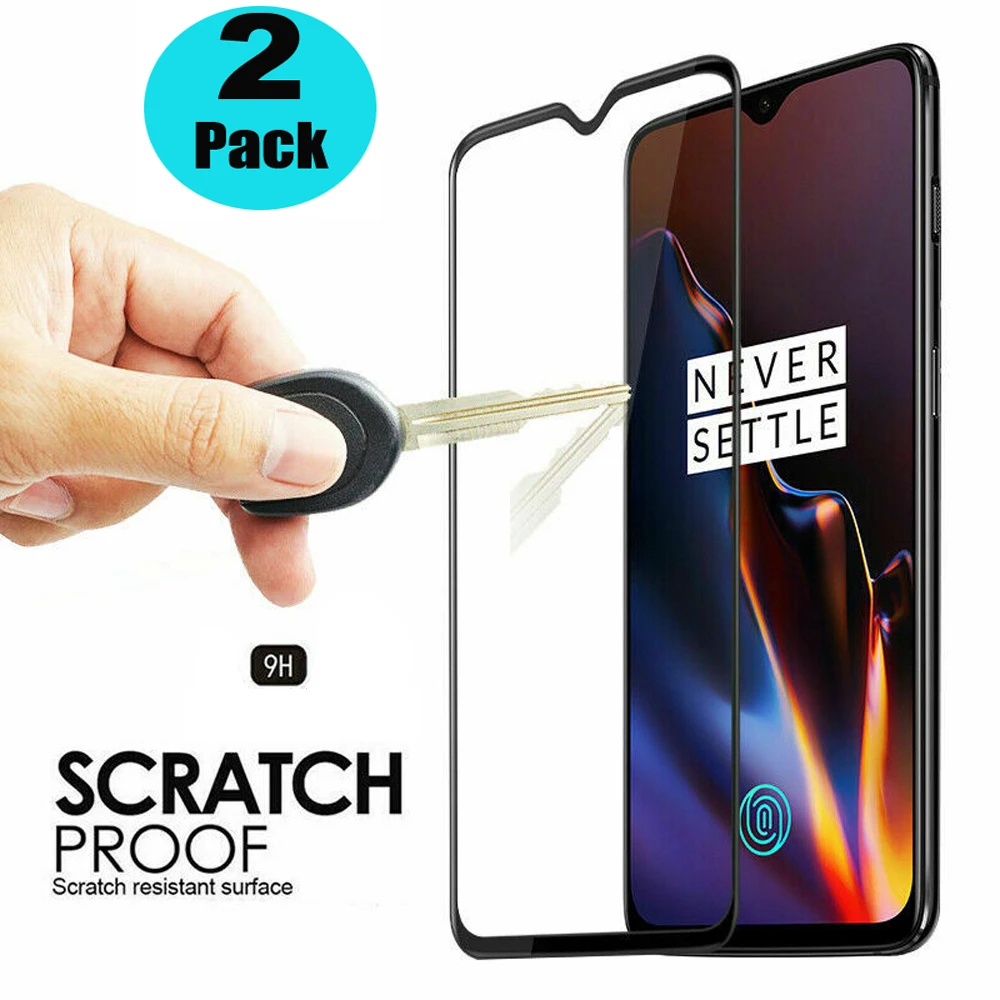 2 шт. OnePlus 7 Pro Закаленное стекло Защитная пленка 9 H HD Изогнутые с полным охватом