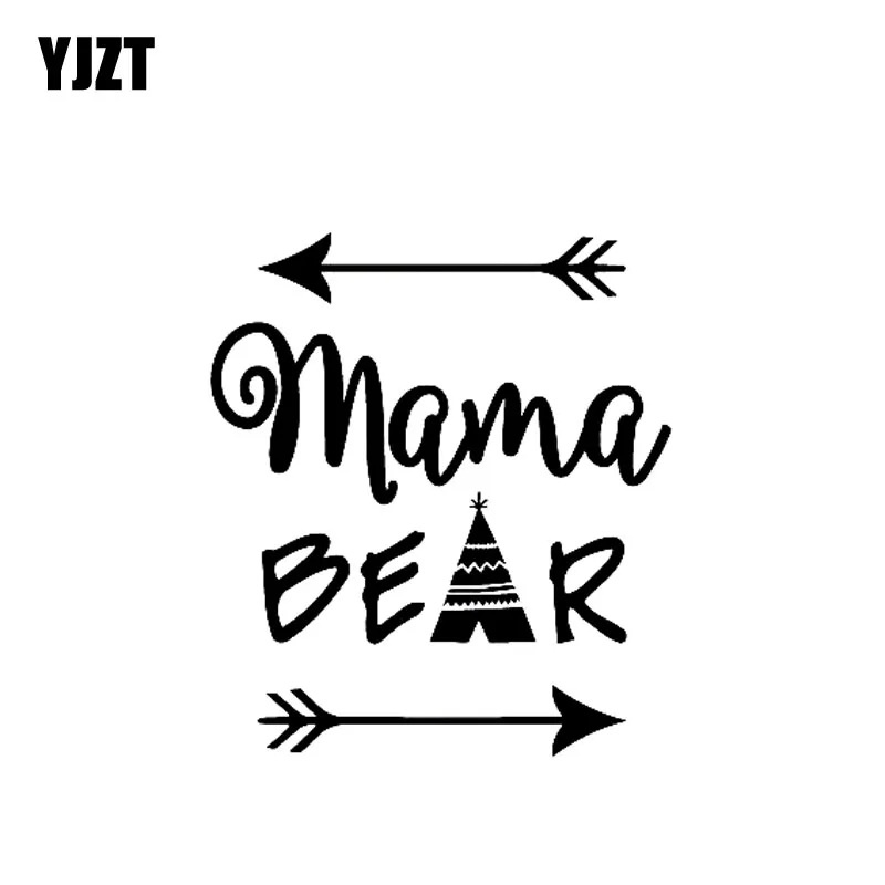 YJZT 13.6CM*15.2CM Mama Bear Arrows Vinyl Decal Funny Car Sticker Black Silver C10-02208
YJZT 13.6CM*15.2CM Mama Bear Arrows Vinyl Decal Funny Car Sticker Black Silver C10-02208