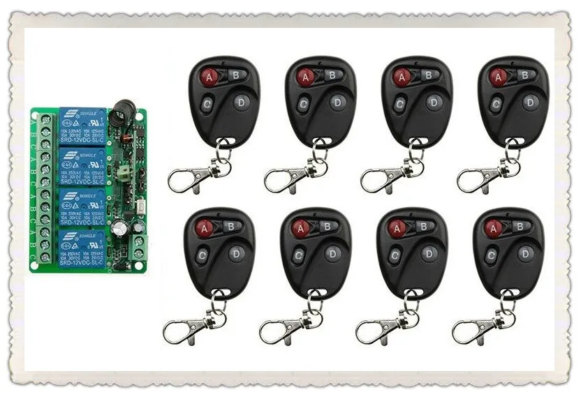 Новая беспроводная система дистанционного управления DC12V 4CH RF teleswitch 8 передатчик с 1 приемником
Новая беспроводная система дистанционного управления DC12V 4CH RF teleswitch 8 передатчик с 1 приемником