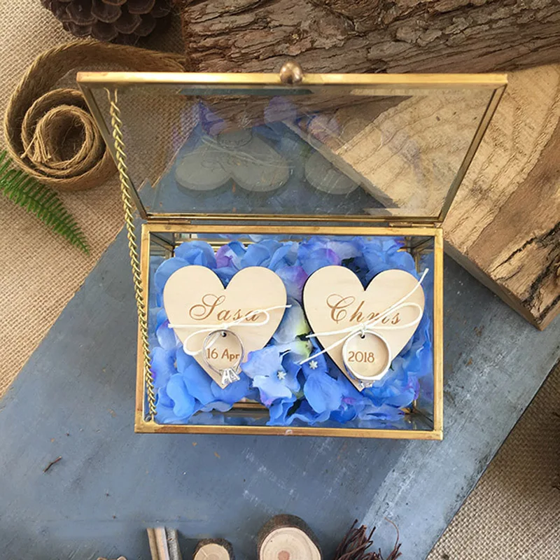 Personalized Geometric Jewelry Box Ring Bearer Pillow, Rustic Wedding Ring Holder Box Proposal Engagement Gift Wedding Favors
Personalized Geometric Jewelry Box Ring Bearer Pillow, Rustic Wedding Ring Holder Box Proposal Engagement Gift Wedding Favors
