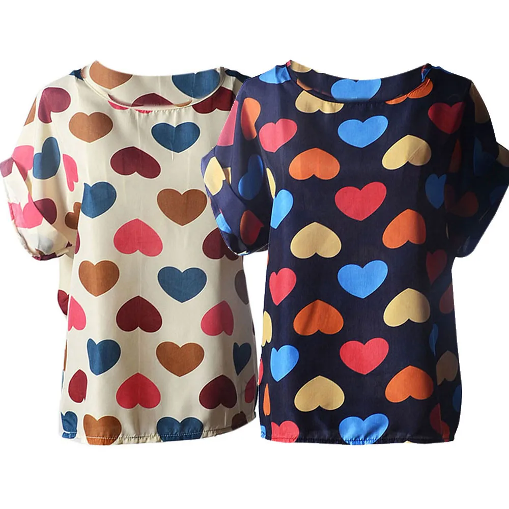 Summer Women Blouses Short Sleeve Casual Flower Print Tropical Chiffon Shirt Mother's Day gift/x woman
Summer Women Blouses Short Sleeve Casual Flower Print Tropical Chiffon Shirt Mother's Day gift/x woman