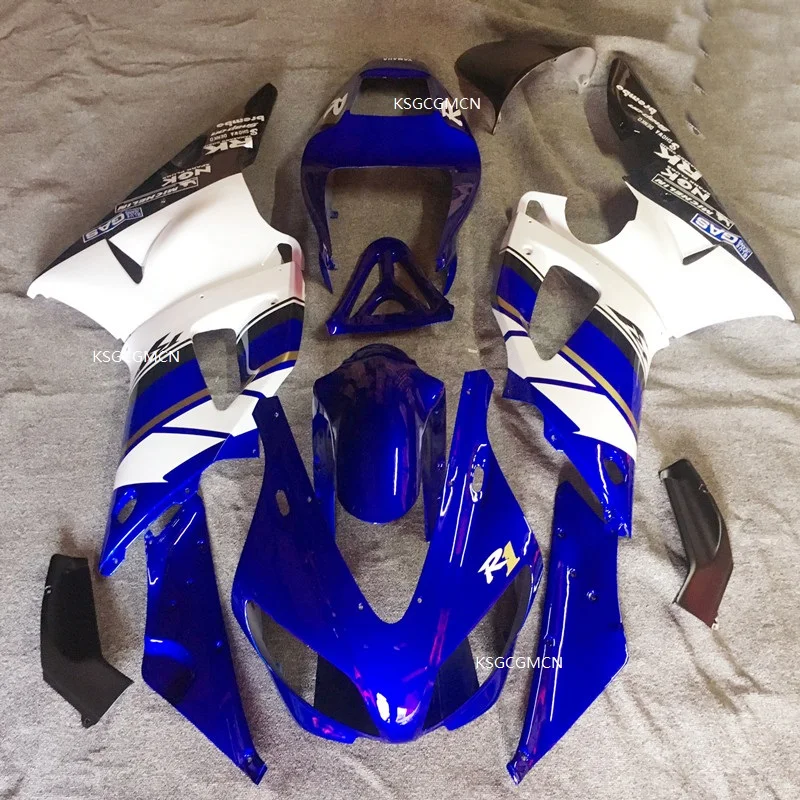 Blue white ABS Complete Injection Fairing Bodywork For Yamaha YZF R1 1998-1999 98 99 YZF R1 Yamaha hot sales parts
Blue white ABS Complete Injection Fairing Bodywork For Yamaha YZF R1 1998-1999 98 99 YZF R1 Yamaha hot sales parts