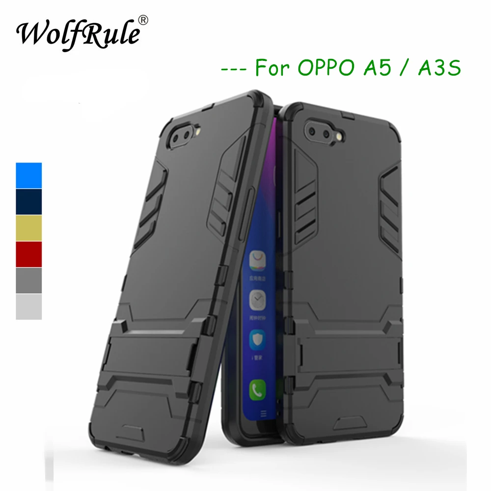 Чехол WolfRule OPPO AX5 OPPO A3S, резиновый + жесткий пластиковый чехол с подставкой для OPPO A5 AX5, чехлы для телефонов, снаряды, 6,2 дюйма
Чехол WolfRule OPPO AX5 OPPO A3S, резиновый + жесткий пластиковый чехол с подставкой для OPPO A5 AX5, чехлы для телефонов, снаряды, 6,2 дюйма