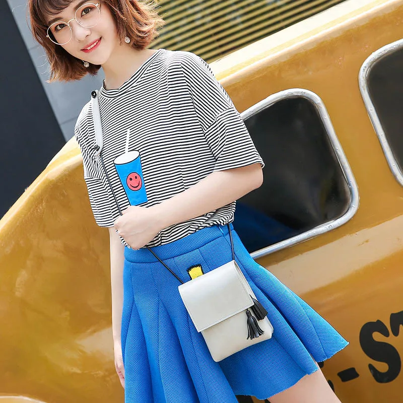 Mini Women Small Shoulder Bag with Tassel Girls Messenger Crossbody Bag Ladies' PU Leather Handbag Solid Soft Beach Bag Bolsas
Mini Women Small Shoulder Bag with Tassel Girls Messenger Crossbody Bag Ladies' PU Leather Handbag Solid Soft Beach Bag Bolsas