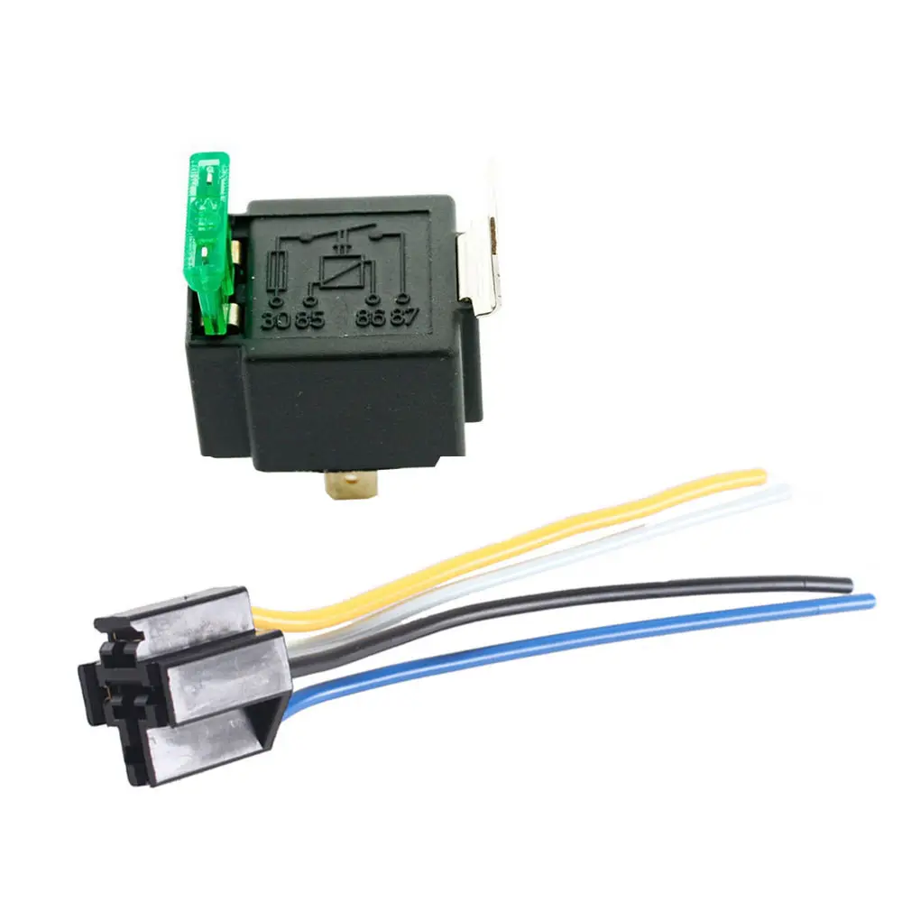 EE support 12V 30A Car Automotive Heavy Duty Relay 4Pin Fuse Fused On/Off SPST Plug
EE support 12V 30A Car Automotive Heavy Duty Relay 4Pin Fuse Fused On/Off SPST Plug