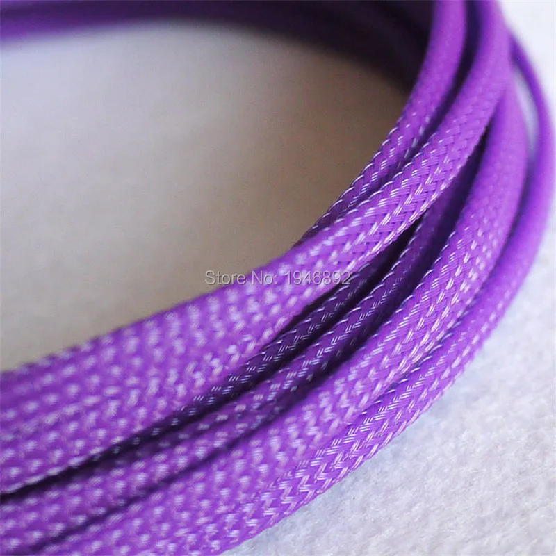 Purple - High quality 4mm Braided PET Expandable Sleeving High Density Sheathing Plaited Cable Sleeves
Purple - High quality 4mm Braided PET Expandable Sleeving High Density Sheathing Plaited Cable Sleeves