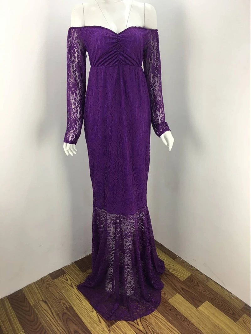 2018 Mermaid Maternity Dresses For Photo Shoot Lace Maxi Maternity Gown Off Shoulder Sexy Women Pregnancy Dress Photography Prop
2018 Mermaid Maternity Dresses For Photo Shoot Lace Maxi Maternity Gown Off Shoulder Sexy Women Pregnancy Dress Photography Prop