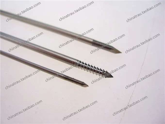 medical orthopedic instrument 317L stainless steel K.Wire Kirschner wire screw thread bone implant needle Intramedullary pin VET
medical orthopedic instrument 317L stainless steel K.Wire Kirschner wire screw thread bone implant needle Intramedullary pin VET