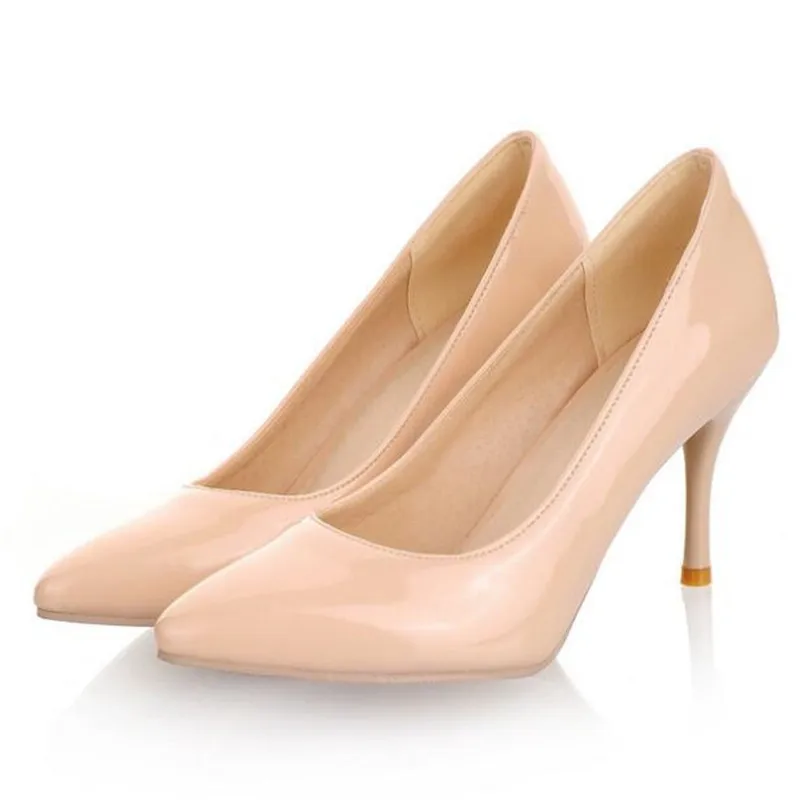 Женские туфли на высоком каблуке 8 см, белые, красные или бежевые туфли-лодочки на тонком каблуке, свадебные туфли для выпускного вечера, бол... 
Женские туфли на высоком каблуке 8 см, белые, красные или бежевые туфли-лодочки на тонком каблуке, свадебные туфли для выпускного вечера, бол...