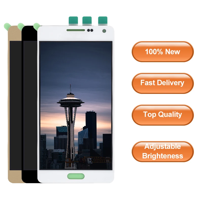 Регулировка для Samsung Galaxy A5 2015 A500 A500F A500FU A500M A500Y A500FQ Сенсорный экран планшета Стекло