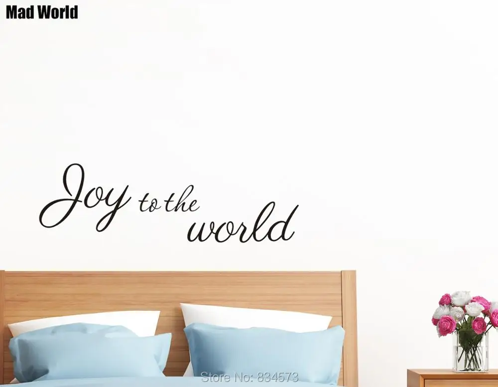 Настенные стикеры Mad World-Joy to the world, настенные наклейки, украшение для дома «сделай сам», съемные украшения для комнаты, настенные наклейки
Настенные стикеры Mad World-Joy to the world, настенные наклейки, украшение для дома «сделай сам», съемные украшения для комнаты, настенные наклейки