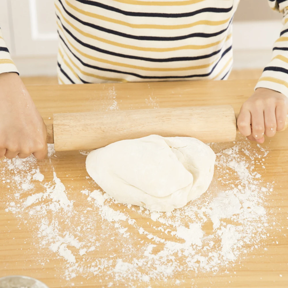 31cm/41cm/47cm Dumpling Pizza Dough Pastry Roller Wooden Rolling Pin with Ball Bearing Handle Cookies Biscuit Baking Tool
31cm/41cm/47cm Dumpling Pizza Dough Pastry Roller Wooden Rolling Pin with Ball Bearing Handle Cookies Biscuit Baking Tool