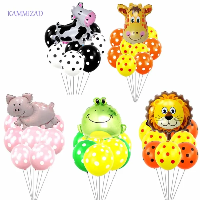 Mini Animal Foil Balloons set Forest Zoo Theme Birthday Party Balloons Polka Air Dot Latex Balloon Kids inflatable Baby Shower
Mini Animal Foil Balloons set Forest Zoo Theme Birthday Party Balloons Polka Air Dot Latex Balloon Kids inflatable Baby Shower