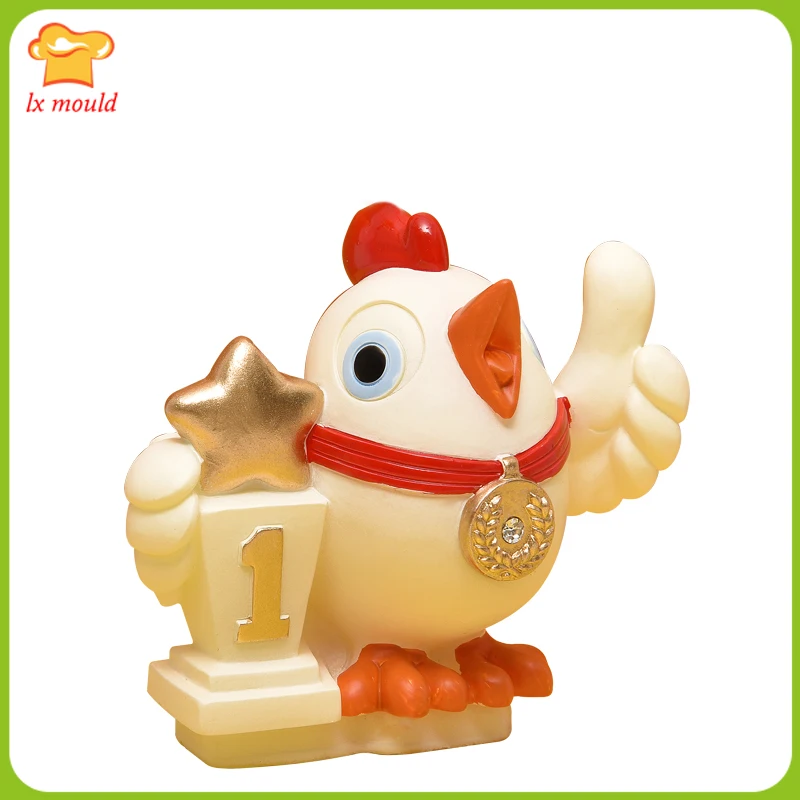 2021 New Children's Birthday Party Candle Silicone Moulds Award Medal Chick Cake Baking Mould Cartoon Chicken Baby Molds
2021 New Children's Birthday Party Candle Silicone Moulds Award Medal Chick Cake Baking Mould Cartoon Chicken Baby Molds