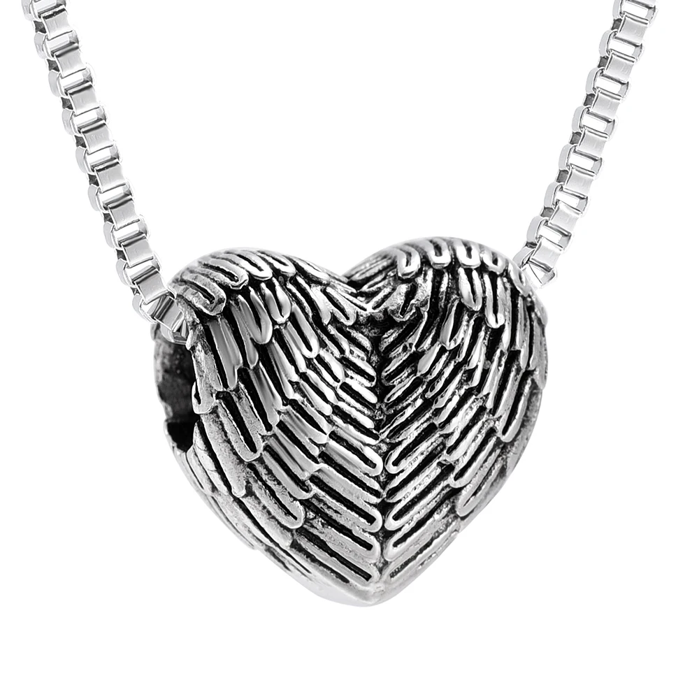 Fashion Angel Wing Heart Cremation Urn Necklace for Human Ashes Memorial Ash In Pendant Keepsake Jewelry Gift
Fashion Angel Wing Heart Cremation Urn Necklace for Human Ashes Memorial Ash In Pendant Keepsake Jewelry Gift
