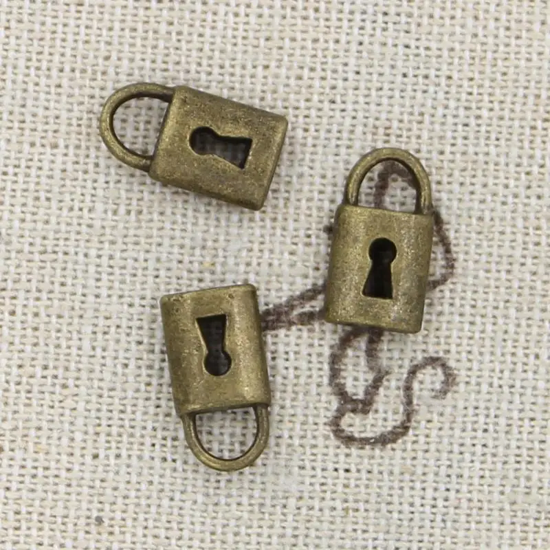 15pcs Charms Lock 14x8mm Antique Making Pendant fit,Vintage Tibetan Bronze Silver color,DIY Handmade Jewelry
15pcs Charms Lock 14x8mm Antique Making Pendant fit,Vintage Tibetan Bronze Silver color,DIY Handmade Jewelry