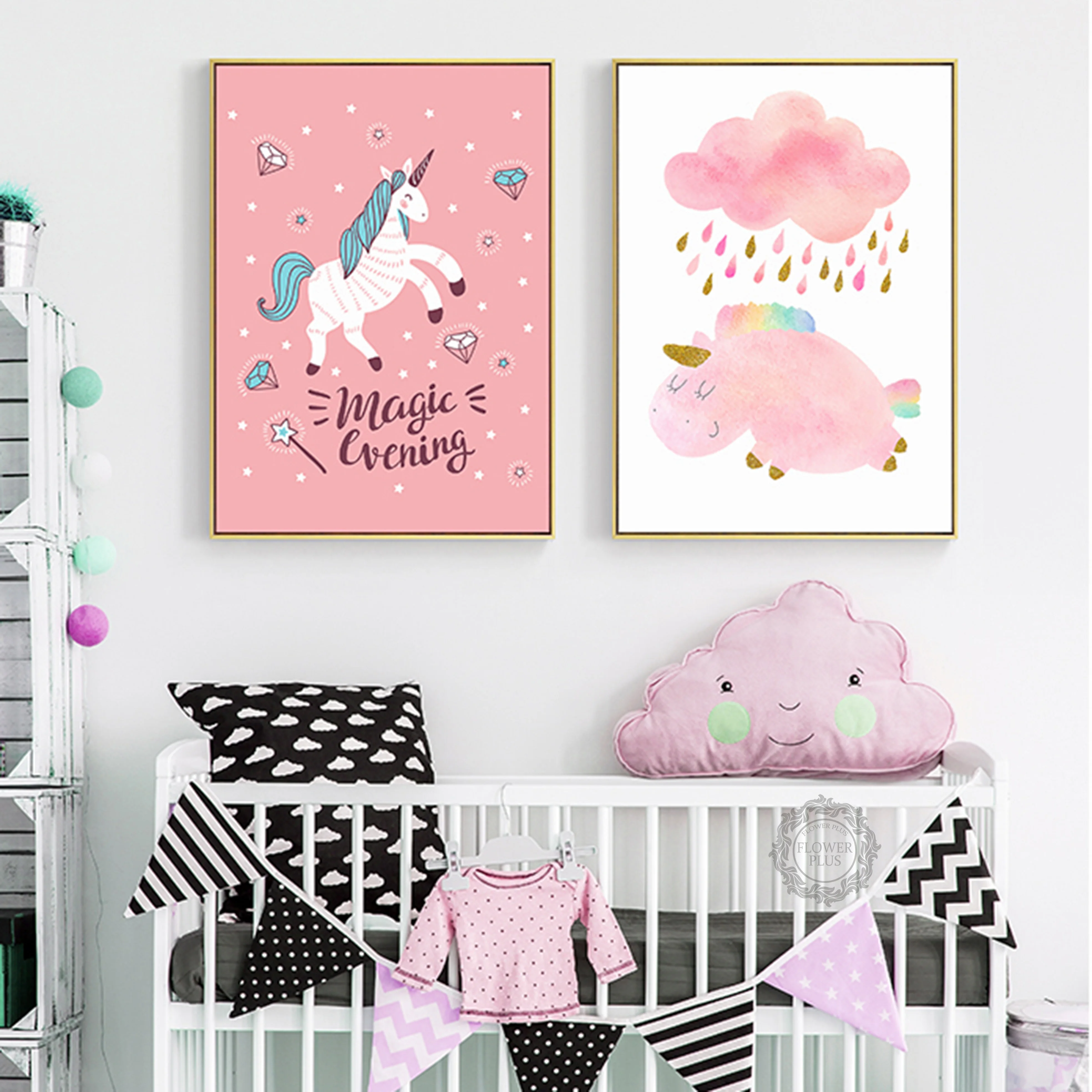 Nordic Cartoon Pink Unicorn Canvas Painting Poster And Print Wall Art Decoration Pictures For GIRL Room Decor quadro cuadros
Nordic Cartoon Pink Unicorn Canvas Painting Poster And Print Wall Art Decoration Pictures For GIRL Room Decor quadro cuadros