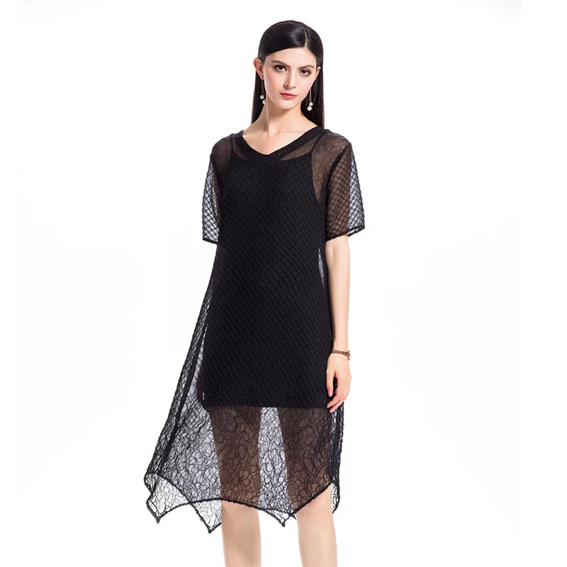 Summer Women Chiffon Elegant Solid Color Lady Wrinkled Crinkled Slim Free Size Two Pieces Sets
Summer Women Chiffon Elegant Solid Color Lady Wrinkled Crinkled Slim Free Size Two Pieces Sets