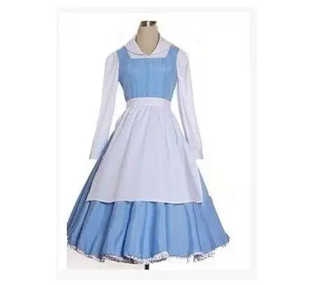 2016 New Beauty and The Beast Adult Princess Belle Costume Blue Maid Fancy Dress halloween costumes for women 
2016 New Beauty and The Beast Adult Princess Belle Costume Blue Maid Fancy Dress halloween costumes for women