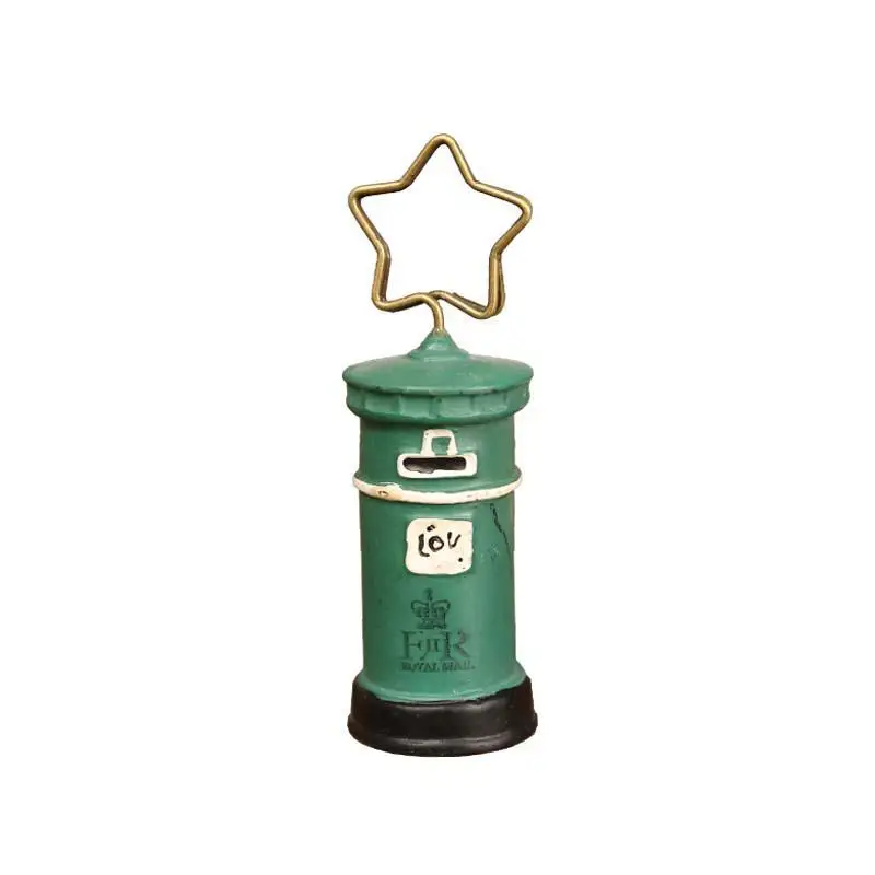 Retro Mailbox Card Holder Desktop Photo Memo Note Clip Office Stationery Decor Photo Clips
Retro Mailbox Card Holder Desktop Photo Memo Note Clip Office Stationery Decor Photo Clips