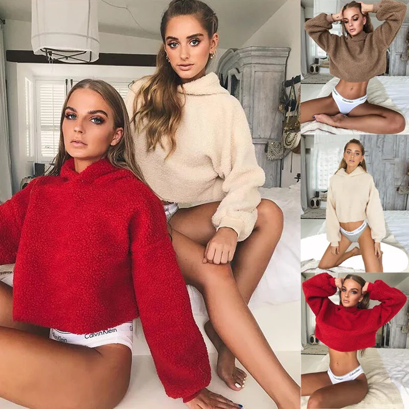 Autumn And Winter Long Sleeve Hoodies Women Comfortable Keep Warm Harajuku Cropped Sweatshirt Moletons Femininos Ey*
Autumn And Winter Long Sleeve Hoodies Women Comfortable Keep Warm Harajuku Cropped Sweatshirt Moletons Femininos Ey*