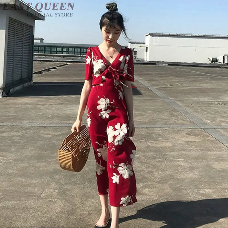 Dress beach 2018 women floral print vintage short sleeve wide leg flare pants empire v-neck bowtie dresses AA3756 Y A
Dress beach 2018 women floral print vintage short sleeve wide leg flare pants empire v-neck bowtie dresses AA3756 Y A
