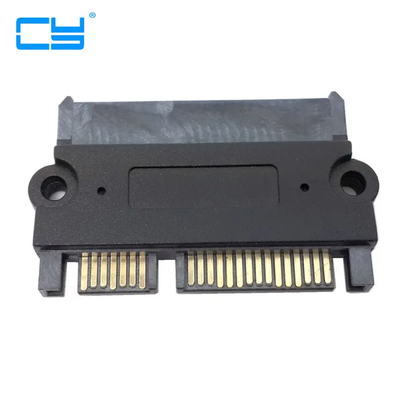 Черный переходник с разъемом SATA 22P 7 + 15 Pin «папа» на SATA 22Pin 7 + 15 «мама»
Черный переходник с разъемом SATA 22P 7 + 15 Pin «папа» на SATA 22Pin 7 + 15 «мама»