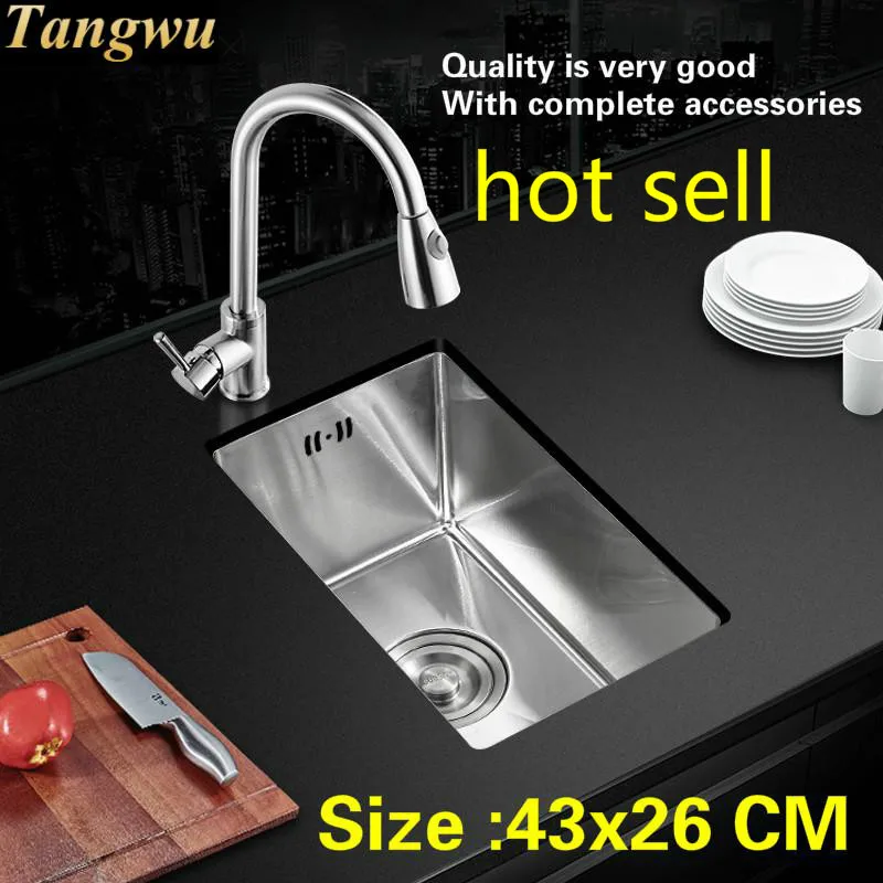 Free shipping Household vogue balcony kitchen manual sink single trough durable 304 stainless steel hot sell mini 430x260 MM
Free shipping Household vogue balcony kitchen manual sink single trough durable 304 stainless steel hot sell mini 430x260 MM