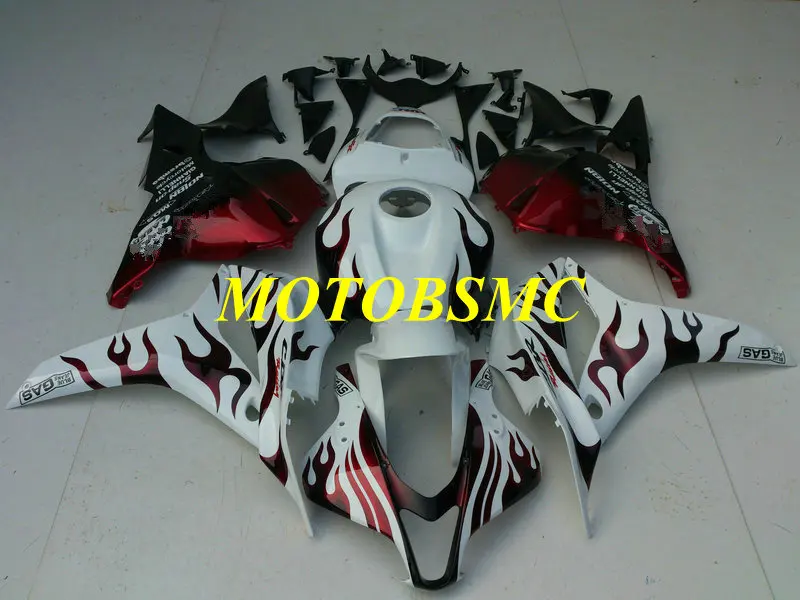 Комплект обтекателей под давлением для CBR600RR 09 10 11 12 CBR 600RR 2009 2010 2011 2012 красные белые