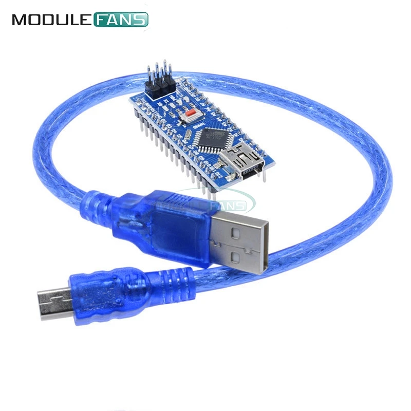 Nano V3.0 3 0 Mini USB драйвер ATmega328 ATmega328P 5 в 16 м Микроконтроллер плата CH340 для Arduino Usb кабель