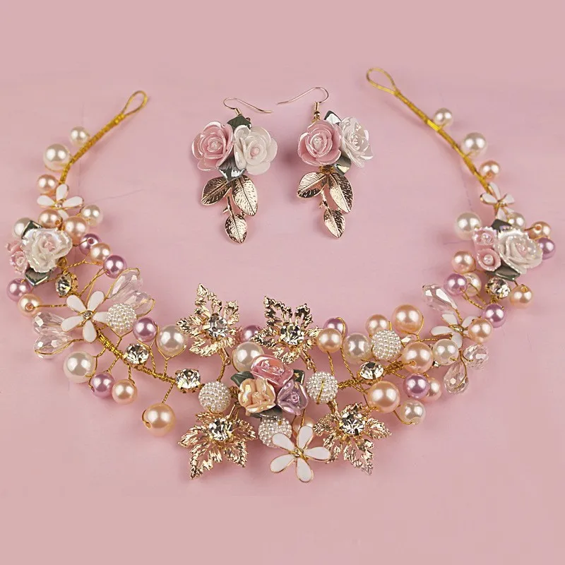 1 Set Gold Handmade Flower Headpieces Wedding Bridal Pearl And Crystal Headbands For Bride Hair Accessories Bridesmaid Jewelry
1 Set Gold Handmade Flower Headpieces Wedding Bridal Pearl And Crystal Headbands For Bride Hair Accessories Bridesmaid Jewelry