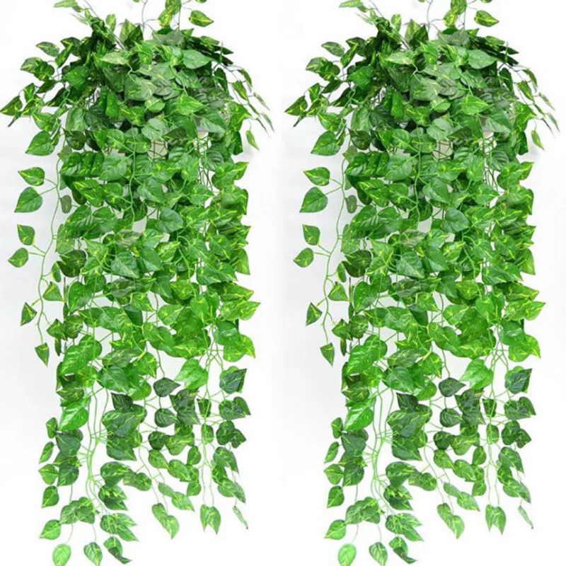 1Pcs Artificial Fake Hanging Vine Plant Leaves Garland Home Garden Wall Decoration Green
1Pcs Artificial Fake Hanging Vine Plant Leaves Garland Home Garden Wall Decoration Green
