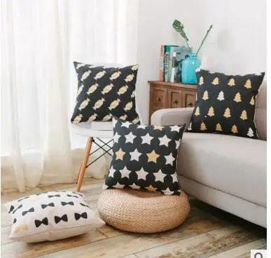 black white yellow stars/candy/trees/bow pattern cushion cover pillowcase cotton linen office lumbar pillow covers backrest
black white yellow stars/candy/trees/bow pattern cushion cover pillowcase cotton linen office lumbar pillow covers backrest